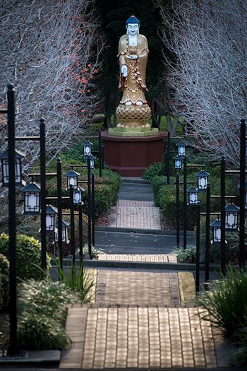 Buddha statue at Nan Tien Temple.